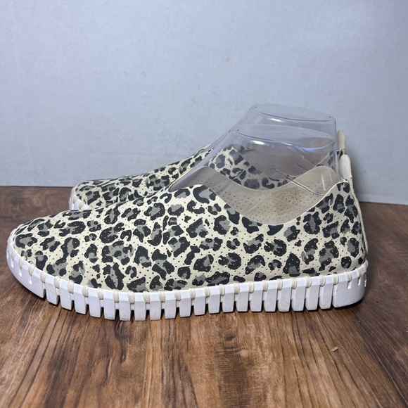 Ilse Jacobsen Shoes - Ilse Jacobsen Tulip slip-on women flat sneaker shoe perforated leopard 39/9